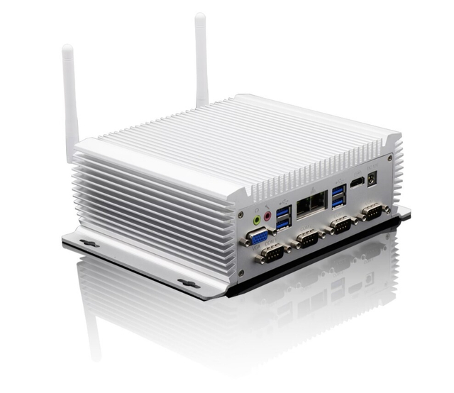 Dual RJ45 ports and six COM ports i5/i7 Industrial Fanless PC