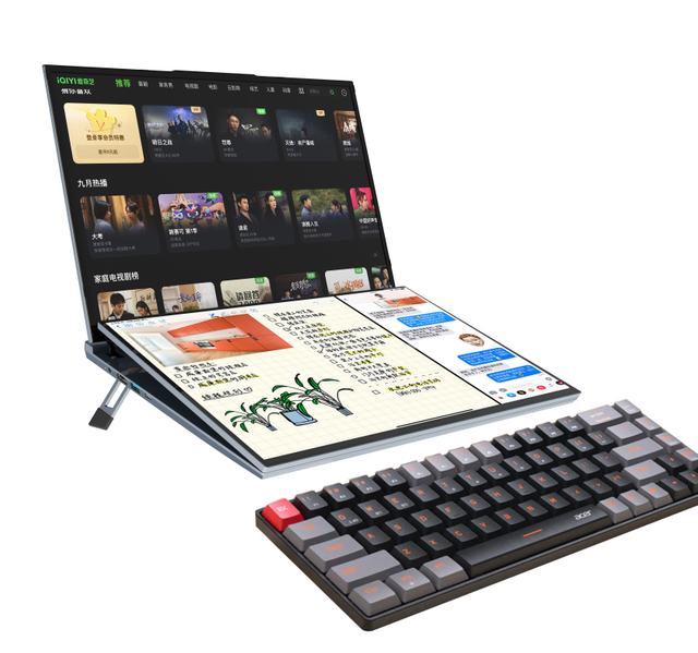 16+16inch Double screens laptop with i5 12450H processor