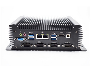 Dual RJ45 ports and six COM ports 3G/4G Industrial Fanless PC